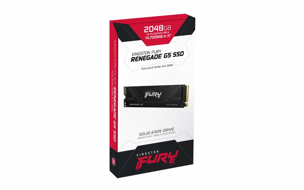 Kingston Fury Renegade G5 | 2TB NVMe SSD | M.2 | Gen5 | 14.700MB/s Lezen | 14.000MB/s Schrijven - Afbeelding 6