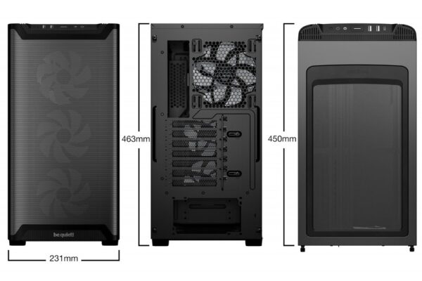 be quiet! PURE BASE 501 LX RGB | Midi Tower Case | Zwart - Afbeelding 3