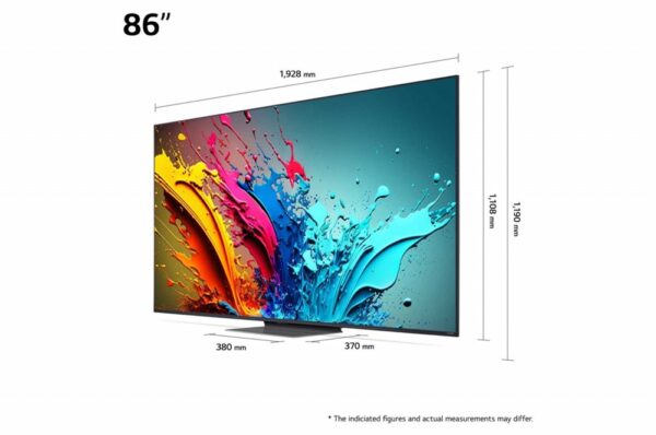 LG 86QNED86T6A 86" | Ultra HD 4K QNED Smart TV | WebOS + Wifi | HDR10 | 120Hz - Afbeelding 6