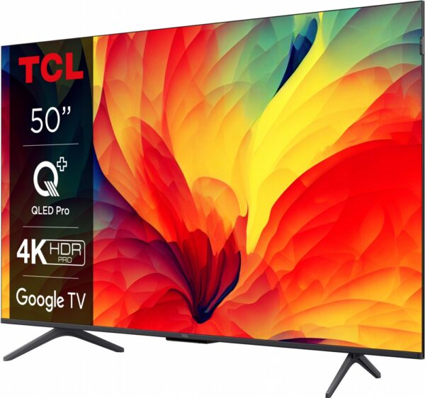 TCL 50QLED780 50'' | Ultra HD 4K | QLED Smart TV | Wifi & Google TV | Quantum Dot Kleursaturatie | HDR10 | 60Hz - Afbeelding 3