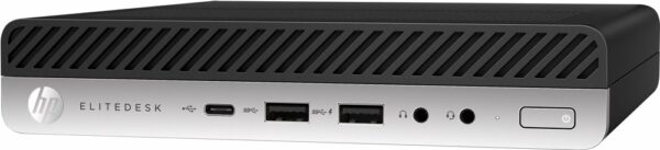 HP EliteDesk Mini 800 G4 | Intel Core i5-8500 | 8GB | 256GB | W11 Pro | Refurbished Silver - Afbeelding 3