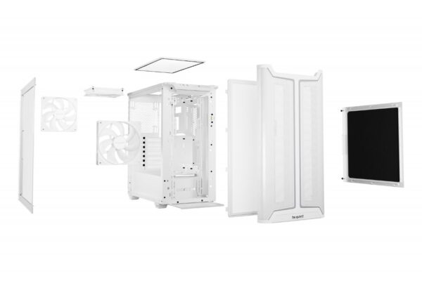 be quiet! PURE BASE 501 DX RGB | Midi Tower Case | Wit - Afbeelding 5
