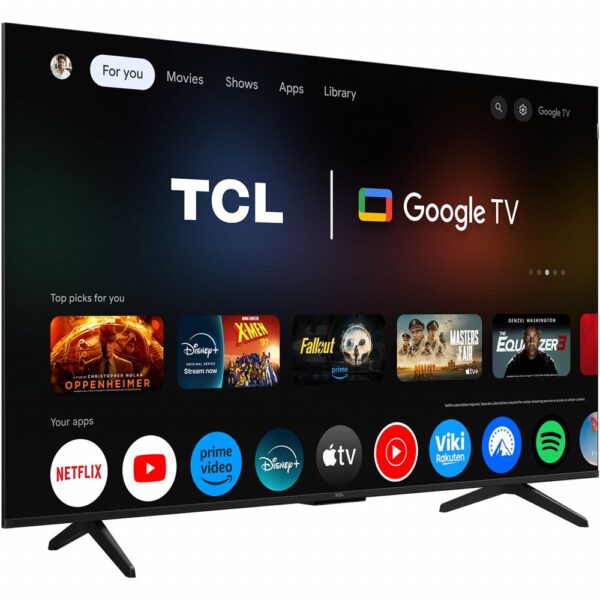 TCL 55P7K 55" | Ultra HD 4K QLED Smart TV (2025) | Google TV + Wifi | Dolby Vision & HDR10 | 60Hz - Afbeelding 3