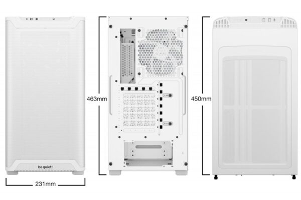 be quiet! PURE BASE 501 LX RGB | Midi Tower Case | Wit - Afbeelding 3