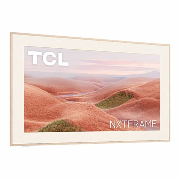 TCL NXTFRAME 55A300W Pro Wit 55" | Ultra HD 4K QLED Smart TV | Draadloze Soundbar en Subwoofer | Google TV + Wifi | HDR10+ | 120Hz | Refurbished Gold - Afbeelding 4