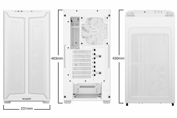 be quiet! PURE BASE 501 DX RGB | Midi Tower Case | Wit - Afbeelding 3