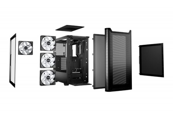 be quiet! PURE BASE 501 LX RGB | Midi Tower Case | Zwart - Afbeelding 5