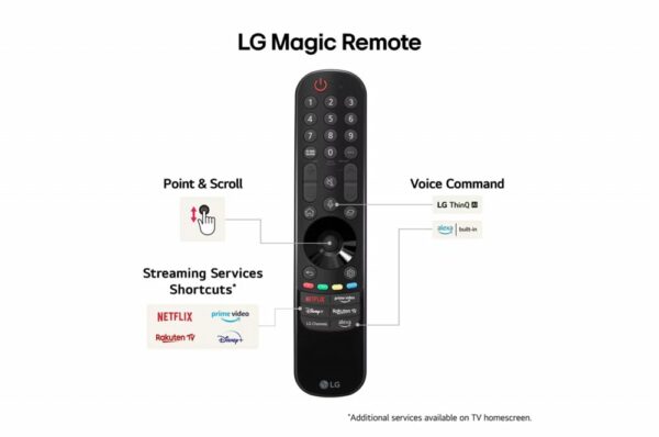 LG 86QNED86T6A 86" | Ultra HD 4K QNED Smart TV | WebOS + Wifi | HDR10 | 120Hz - Afbeelding 9