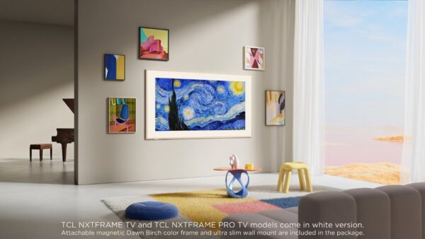 TCL NXTFRAME 65A300W Wit 65" | Ultra HD 4K QLED Smart TV | VIDAA + Wifi | HDR10+ | Slim Design met NXTFRAME | 120Hz - Afbeelding 7