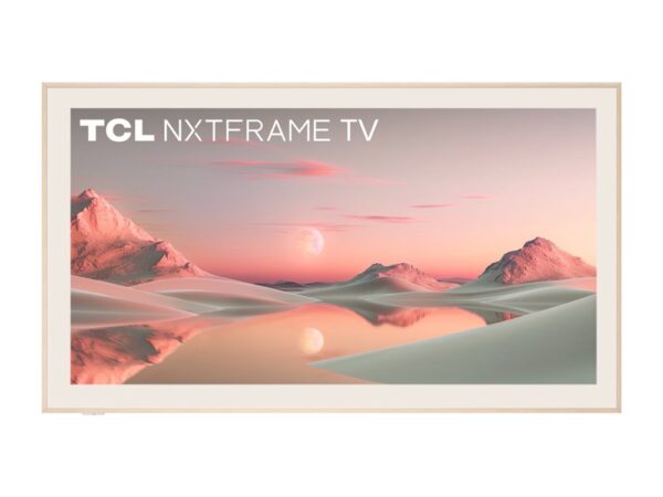 TCL NXTFRAME 55A300W Pro Wit 55" | Ultra HD 4K QLED Smart TV | Draadloze Soundbar en Subwoofer | Google TV + Wifi | HDR10+ | 120Hz | Refurbished Gold - Afbeelding 3