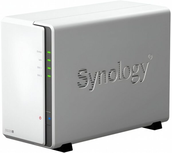 Synology DiskStation DS220J NAS 4TB | 2 Drive Bays | Inclusief 2 x 2TB HDD | 1x Gigabit Ethernet | Wit - Afbeelding 4