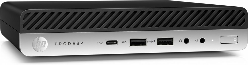 HP ProDesk 600 G4 Mini | Intel Core i5-8500T | 256GB | 8GB | 2x DisplayPort | W11 Professional | Refurbished Silver