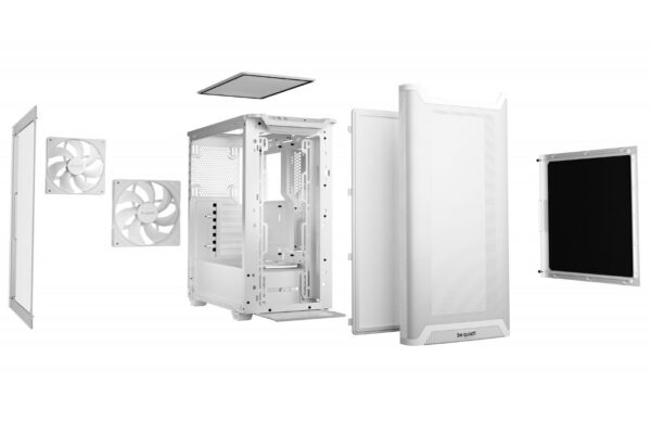 be quiet! PURE BASE 501 Airflow Window | Midi Tower Case | Wit - Afbeelding 7