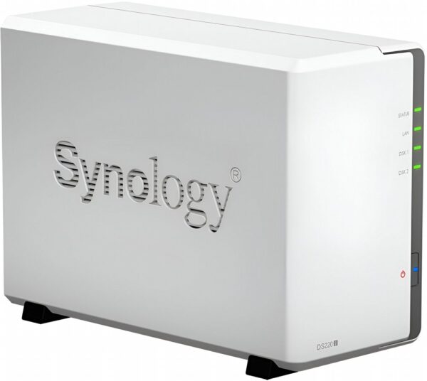 Synology DiskStation DS220J NAS 4TB | 2 Drive Bays | Inclusief 2 x 2TB HDD | 1x Gigabit Ethernet | Wit - Afbeelding 3