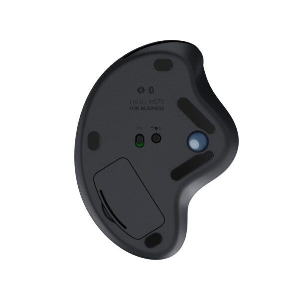 Logitech M575 Ergo Trackball for Business | Ergonomische Draadloze Muis | Rechtshandig | RF + Bluetooth | 2000 DPI | Grafiet - Afbeelding 6