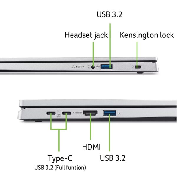 Acer Aspire Go 15 | 15.6" Full HD IPS | Intel Core i7-13620H | 16GB DDR5 | 1TB SSD | Windows 11 Professional - Afbeelding 8