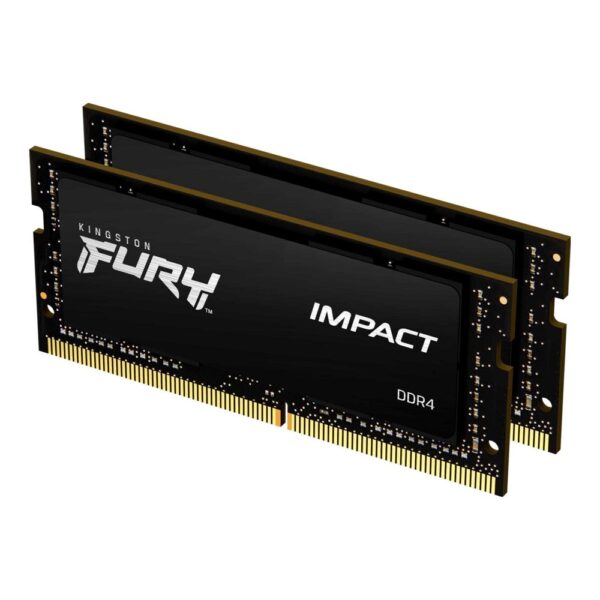 Kingston Fury Impact | 16GB 2x8GB DDR4 | 3200MHz | DIMM | CL20 | Geheugenmodule | RAM