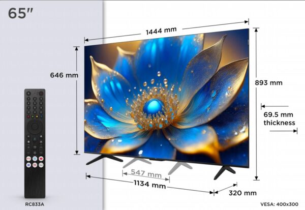 TCL 65P79K | 65" 4K Ultra HD QLED Smart TV | Google TV | Dolby Vision | 60Hz (2025) - Afbeelding 6