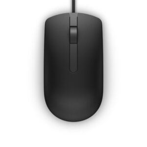 Dell MS116 | Bekabelde Muis | Links- en Rechtshandig | USB-A | 1000 DPI | Zwart