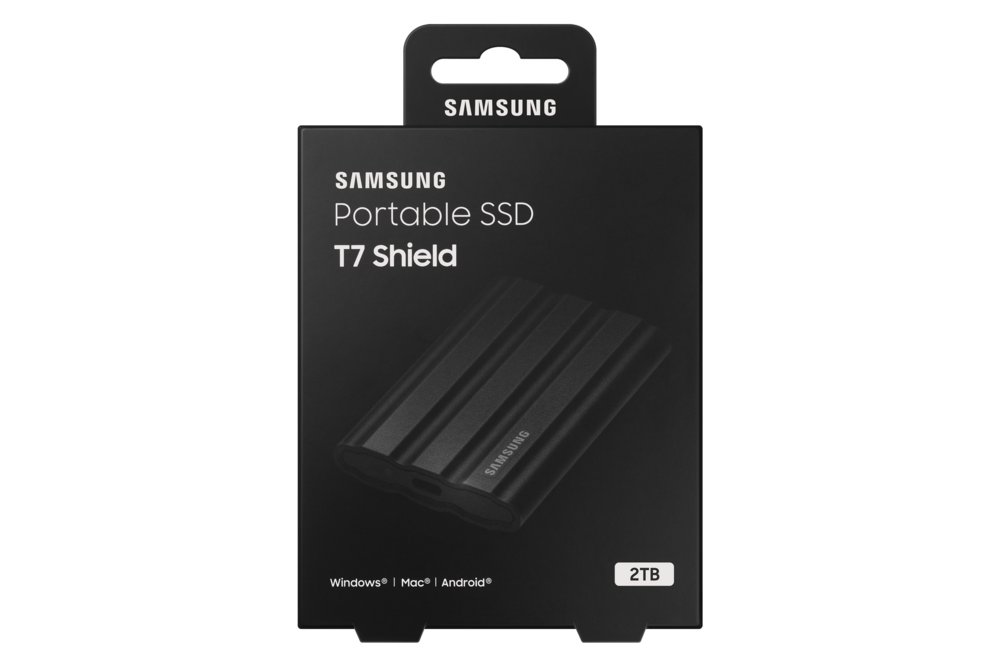 Samsung T7 Shield | Externe SSD | 2TB | USB 3.2 Gen2 | 1.050MB/s Lezen | 1.000MB/s Schrijven | Zwart - Afbeelding 8