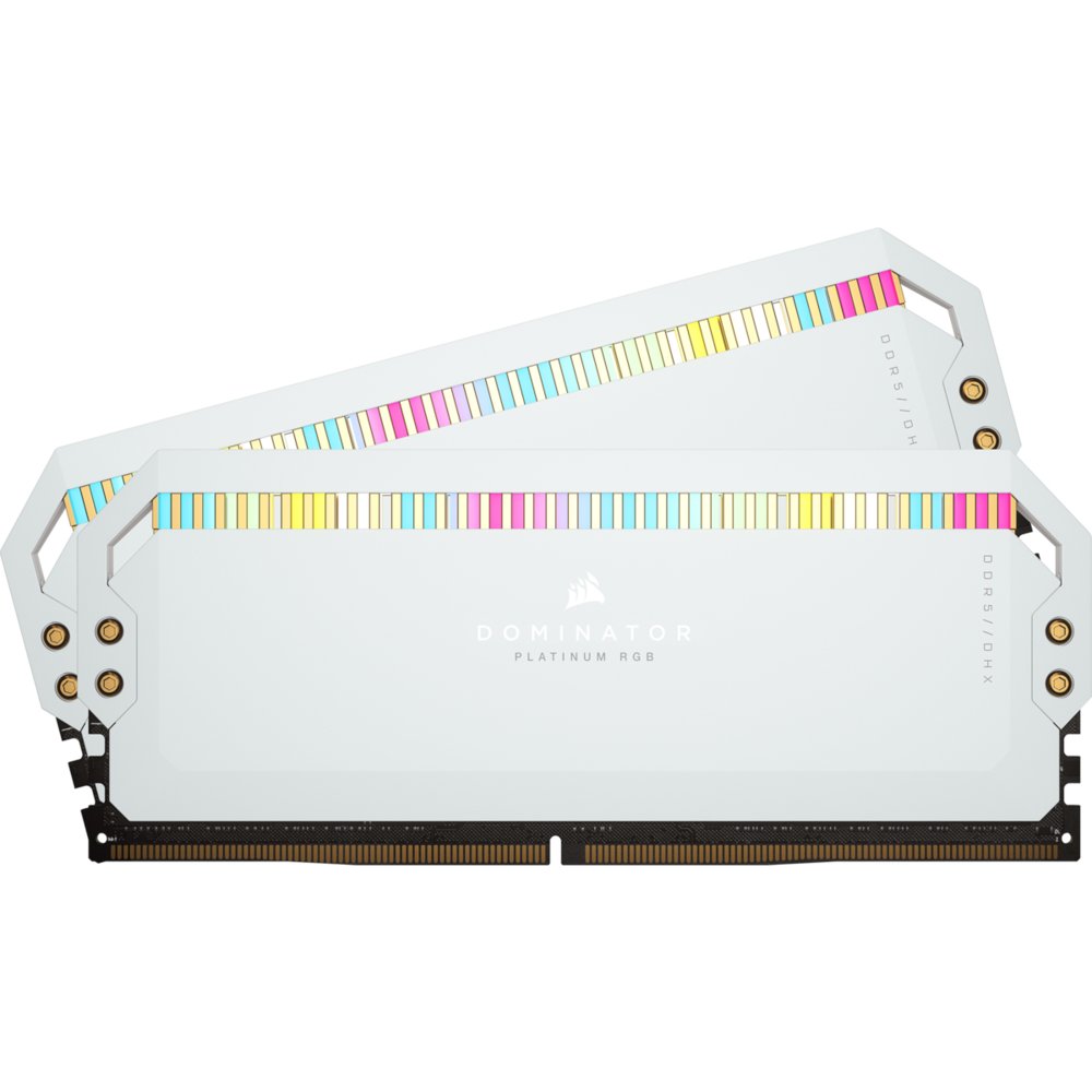 Corsair Dominator Platinum RGB Wit | 64GB 2x32GB DDR5 | 5200MHz | DIMM | CL40 | Geheugenmodule | RAM - Afbeelding 3