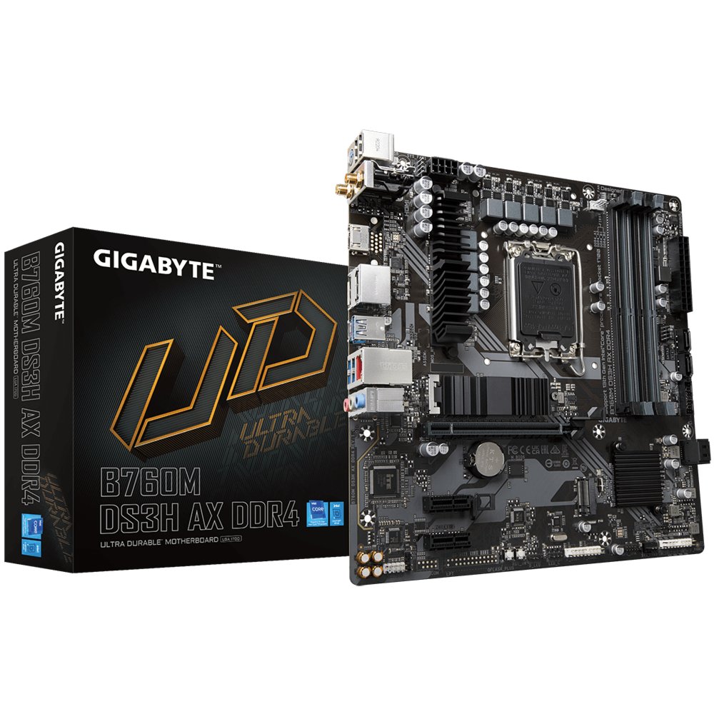 Gigabyte B760M DS3H AX DDR4 | Socket LGA 1700 | Intel B760 | 4xDDR4 | Micro-ATX | Moederbord - Afbeelding 7