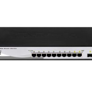 D-Link DGS-1210-10 | 10-poorts Gigabit Smart Switch | 8 RJ45 + 2 SFP | VLAN/QoS | Web/CLI-beheer