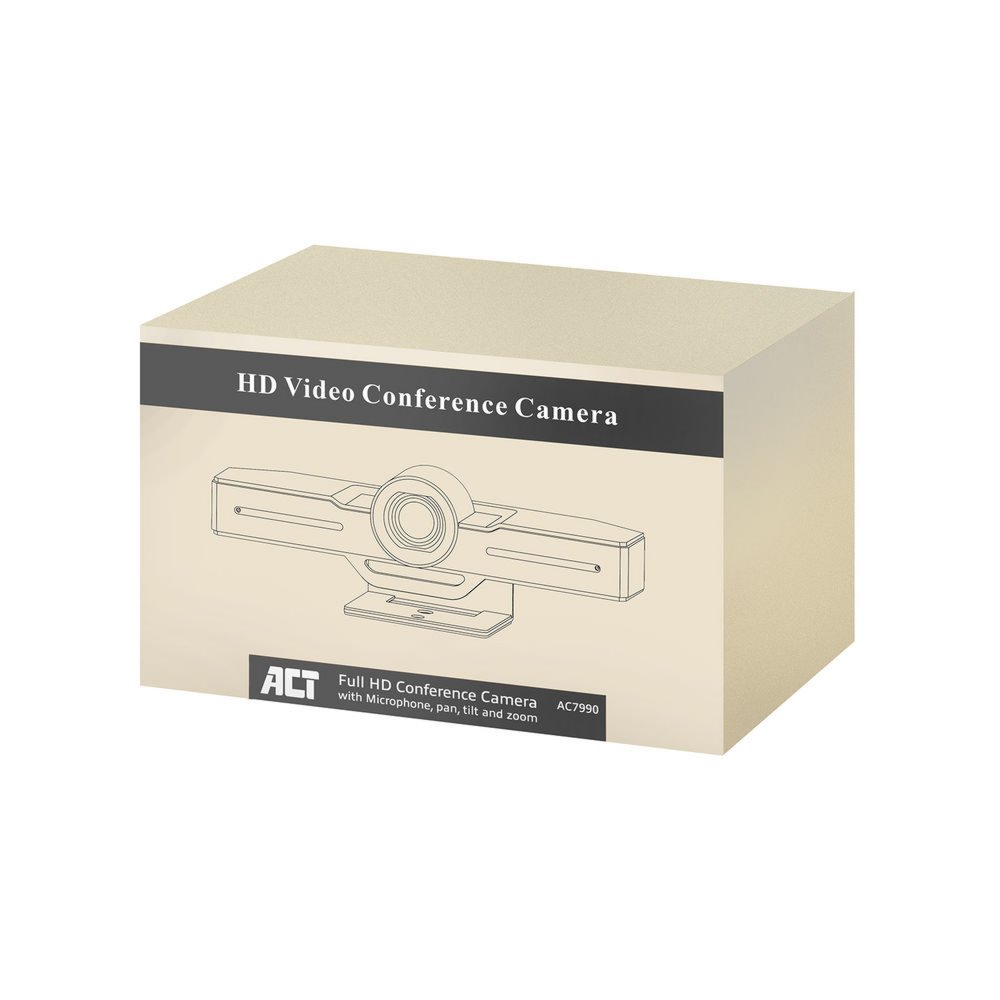 ACT AC7990 Full HD Conferentiecamera | 105° Kijkhoek | 2 Microfoons | USB | EPTZ - Afbeelding 8