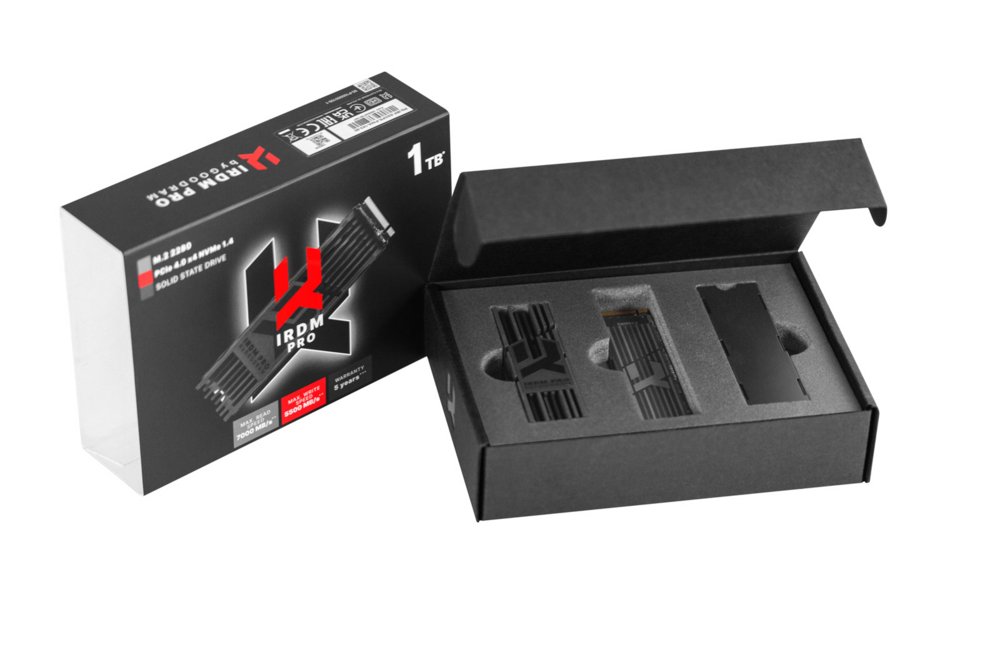 Goodram IRDM PRO | 1TB NVMe SSD | M.2 Gen4 | 7.000MB/s Lezen | 6.850MB/s Schrijven | Heatsink - Afbeelding 12