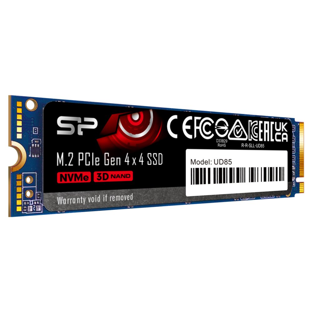 Silicon Power UD85 | 1TB NVMe SSD | M.2 | Gen4 | 3.600MB/s Lezen | 2.800MB/s Schrijven - Afbeelding 3