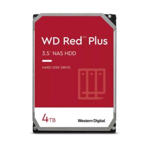 Western Digital Red Plus NAS HDD 3.5" | 4TB SATA III | 540RPM