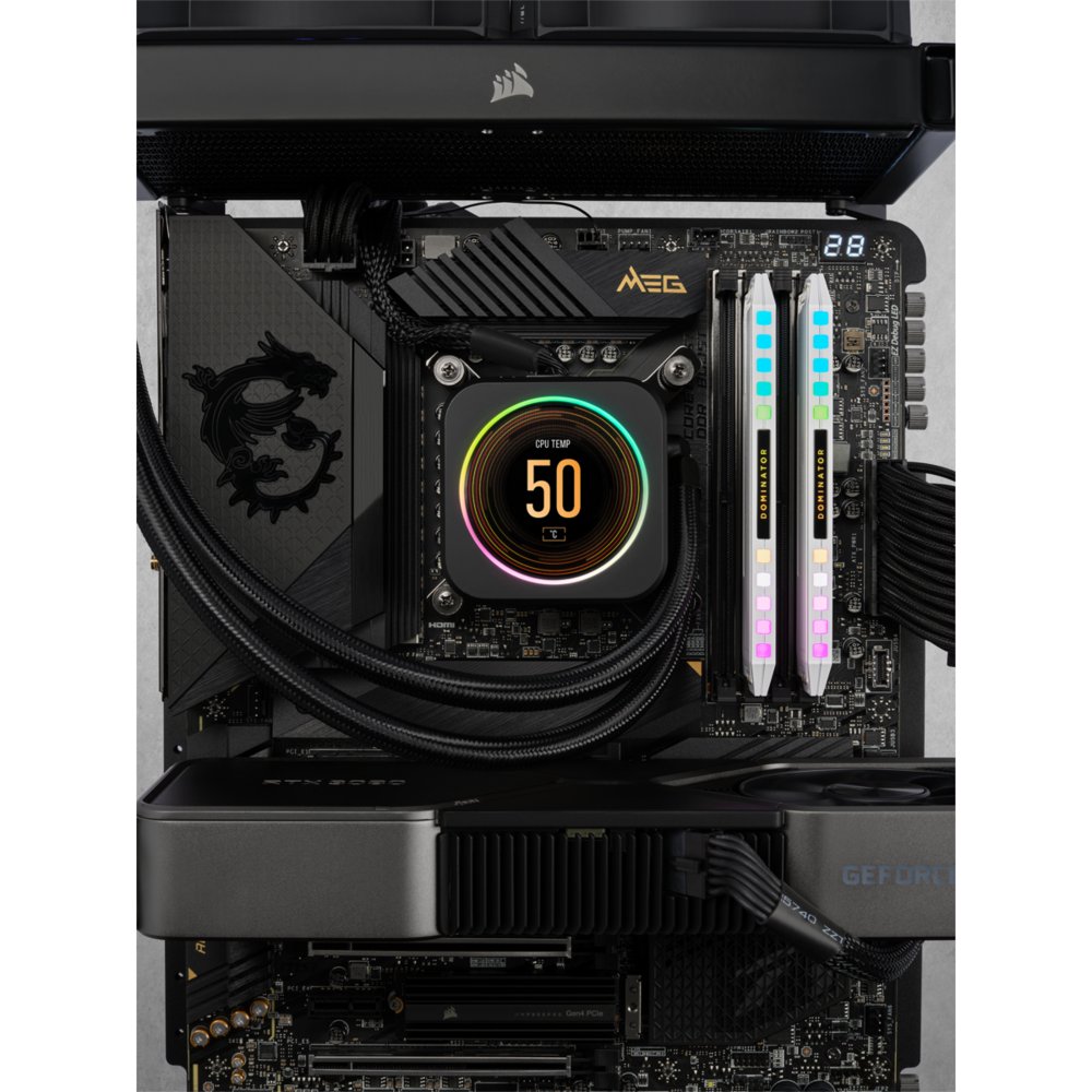 Corsair Dominator Platinum RGB Wit | 32GB 2x16GB DDR5 | 5600MHz | DIMM | CL40 | Geheugenmodule | RAM - Afbeelding 5