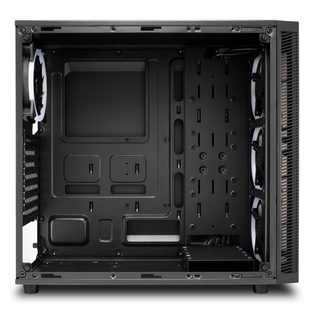 Sharkoon TG4M RGB | Midi Tower Case | Zwart - Afbeelding 6