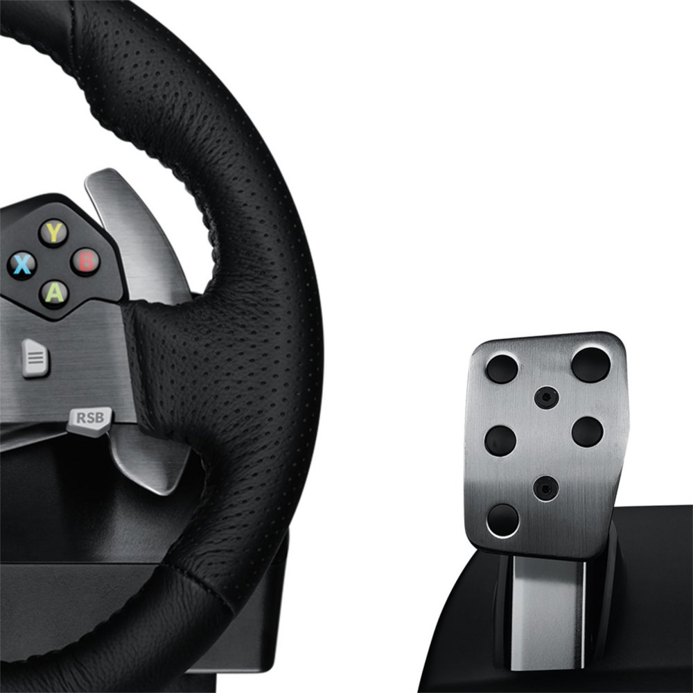 Logitech G920 Driving Force | Racestuur en pedalen | Force Feedback | 900° rotatie | USB 2.0 | Compatibel met Xbox Series X|S, Xbox One en PC | Zwart - Afbeelding 5