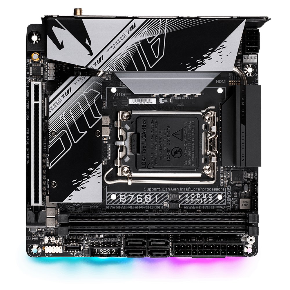 Gigabyte B760I AORUS PRO DDR4 | Socket LGA 1700 | Intel B760 | 4xDDR4 | Mini-ITX | Moederbord - Afbeelding 5