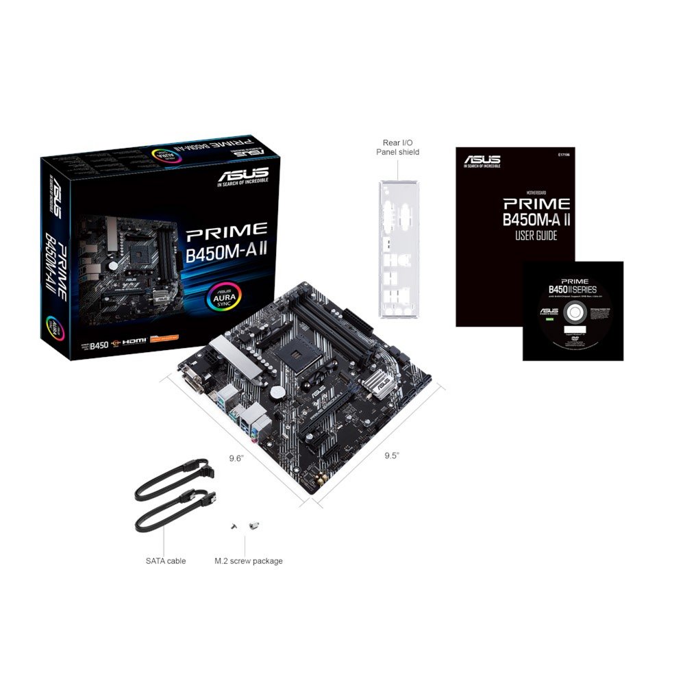 ASUS PRIME B450M-A II | Socket AM4 | AMD B450 | 4xDDR4 | Micro-ATX | Moederbord - Afbeelding 8