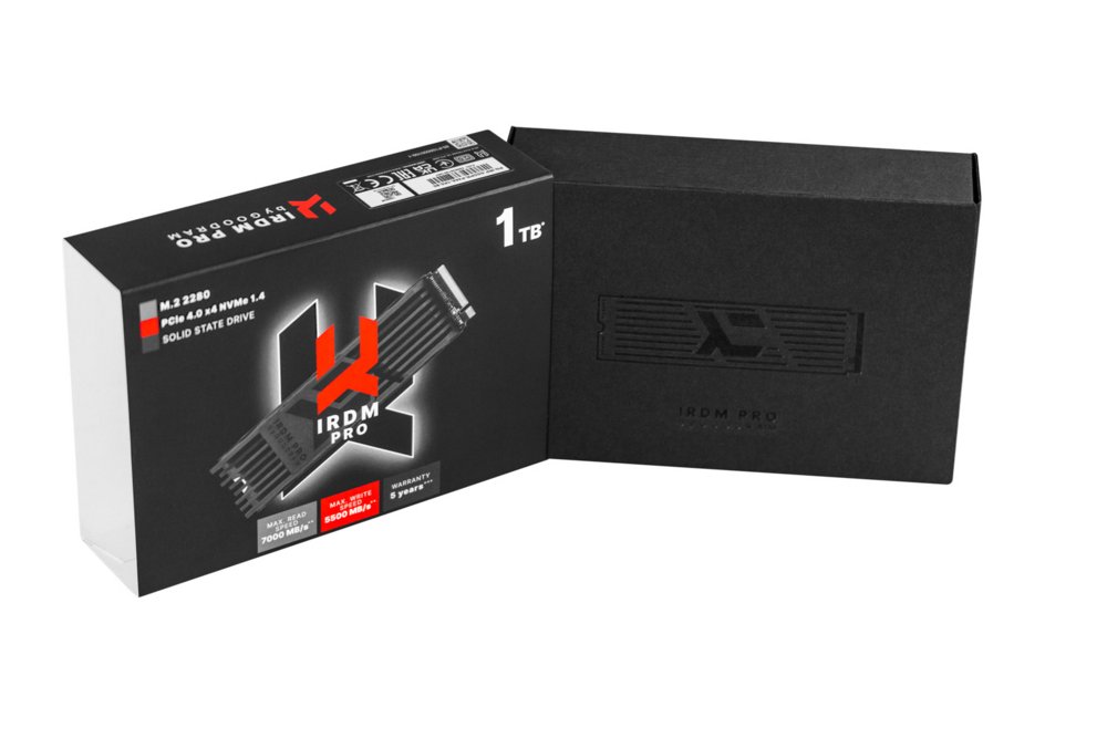 Goodram IRDM PRO | 1TB NVMe SSD | M.2 Gen4 | 7.000MB/s Lezen | 6.850MB/s Schrijven | Heatsink - Afbeelding 11