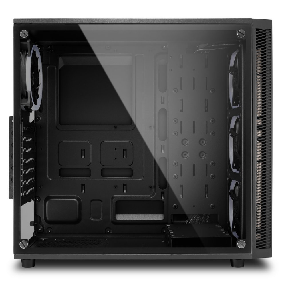 Sharkoon TG4M RGB | Midi Tower Case | Zwart - Afbeelding 5