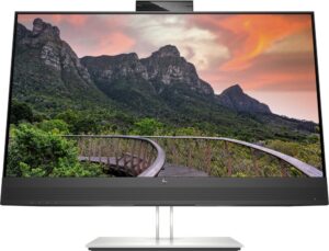 HP E27m G4 | 27" QHD IPS USB-C Conferentiemonitor met Webcam, Speakers en Microfoon | 75Hz | Zwart