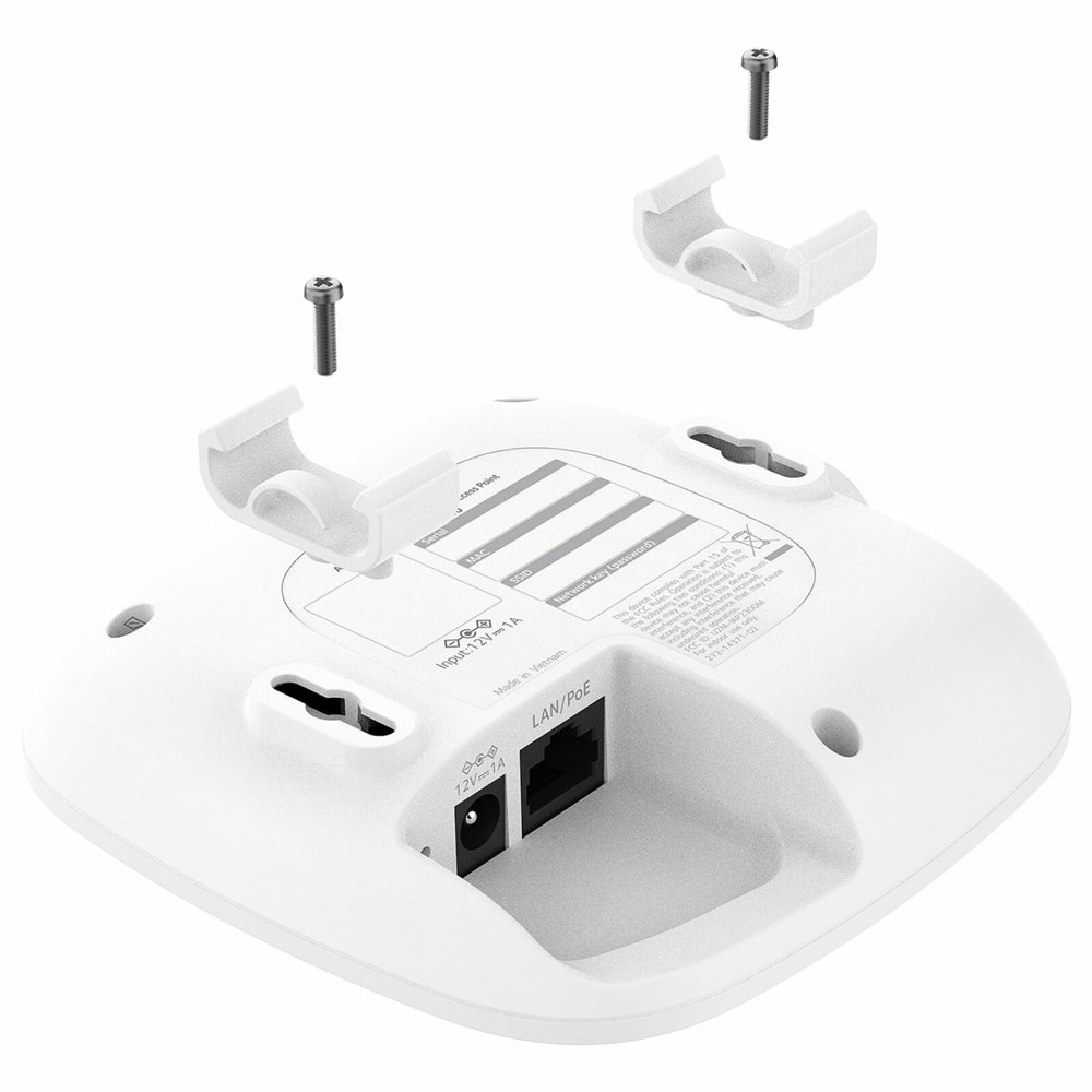 Netgear WAX210 | WiFi 6 Access Point (AX1800) | 1800 Mbit/s | PoE (802.3at) | Inclusief Montagebeugel - Afbeelding 3
