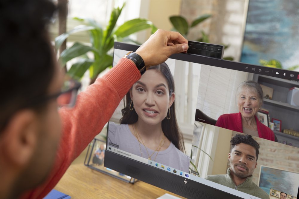 HP E24mv G4 24" | 1920x1080 IPS | 60Hz | Conferencing Monitor met Webcam, Microfoon en Speakers - Afbeelding 7