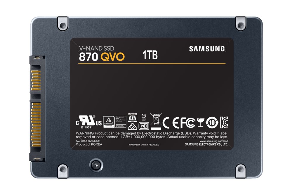 Samsung 870 QVO | 1TB SATA SSD | 2.5'' | 560MB/s Read | 530MB/s Write - Afbeelding 3