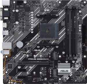 ASUS PRIME B550M-K | Socket AM4 | AMD B550 | 4xDDR4 | Micro-ATX | Moederbord