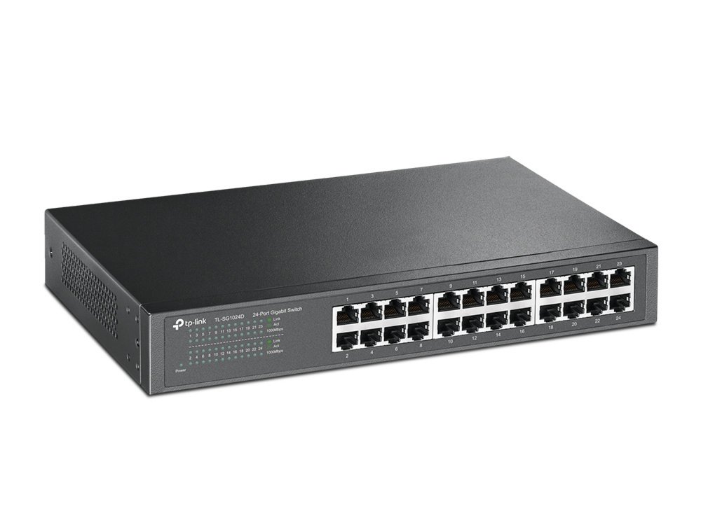 TP-Link TL-SG1024D | Unmanaged Switch | 24 Poorten | Gigabit Ethernet (10/100/1000 Mbps) | Grijs - Afbeelding 4