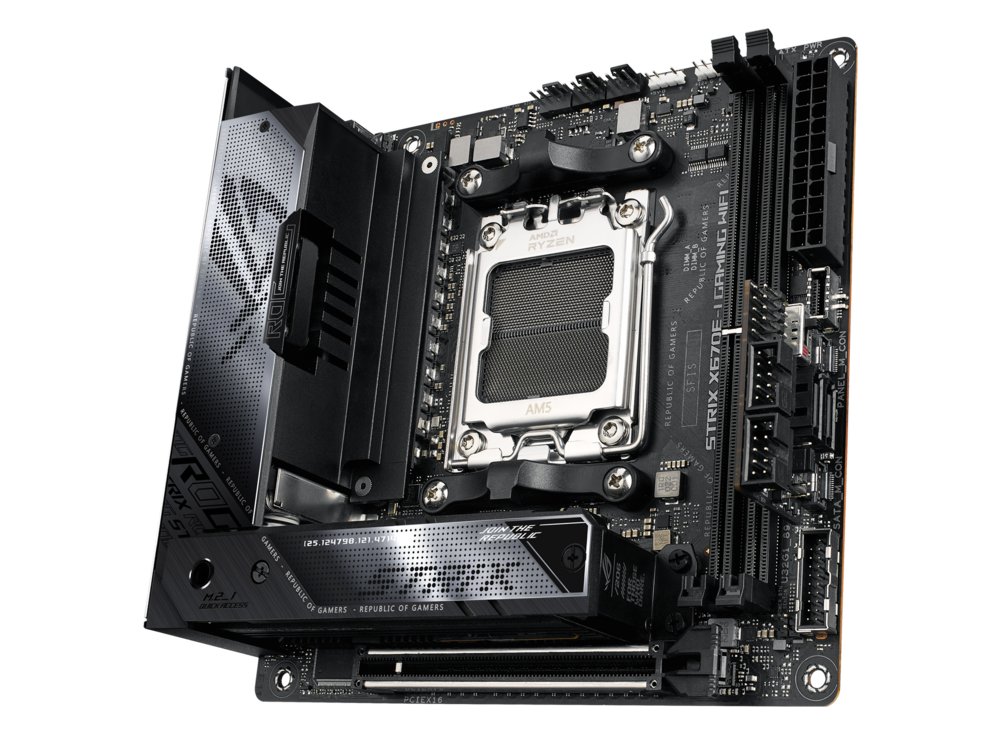 ASUS ROG STRIX X670E-I GAMING WIFI | Socket AM5 | AMD X670 | 2xDDR5 | Mini-ITX | Moederbord - Afbeelding 4