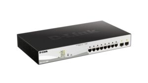 D-Link DGS-1210-10MP/E | Managed L2 Switch | 10 Poorten | Gigabit Ethernet (10/100/1000 Mbps) | PoE