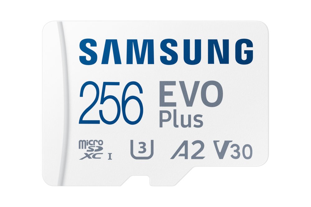 Samsung EVO Plus | MicroSDXC | 256GB | Class 10 | UHS-I U3 | Betrouwbare Opslag