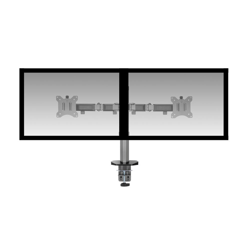 ACT AC8336 | Verstelbare Monitor-bureaubeugel | Tot 32" | Max 9kg | VESA 100x100 | 2 Monitoren - Afbeelding 3
