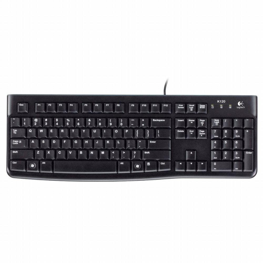 Logitech Keyboard K120 | Zakelijk Bedraad Toetsenbord | QWERTY