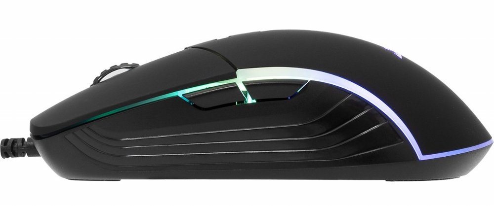 Baracuda NAUTILUS RGB | Bekabelde Gaming Muis | Rechtshandig | USB-A | 12800 DPI | Zwart - Afbeelding 5